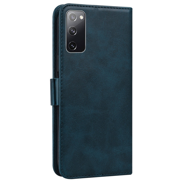 For Samsung Galaxy S20 FE Embossed Cat Butterflies Pattern Horizontal Flip Leather Case with Card Slot & Holder & Wallet