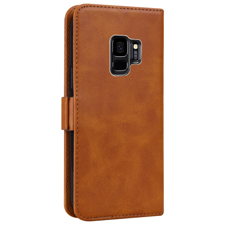 For Samsung Galaxy S9+ Embossed Cat Butterflies Pattern Horizontal Flip Leather Case with Card Slot & Holder & Wallet