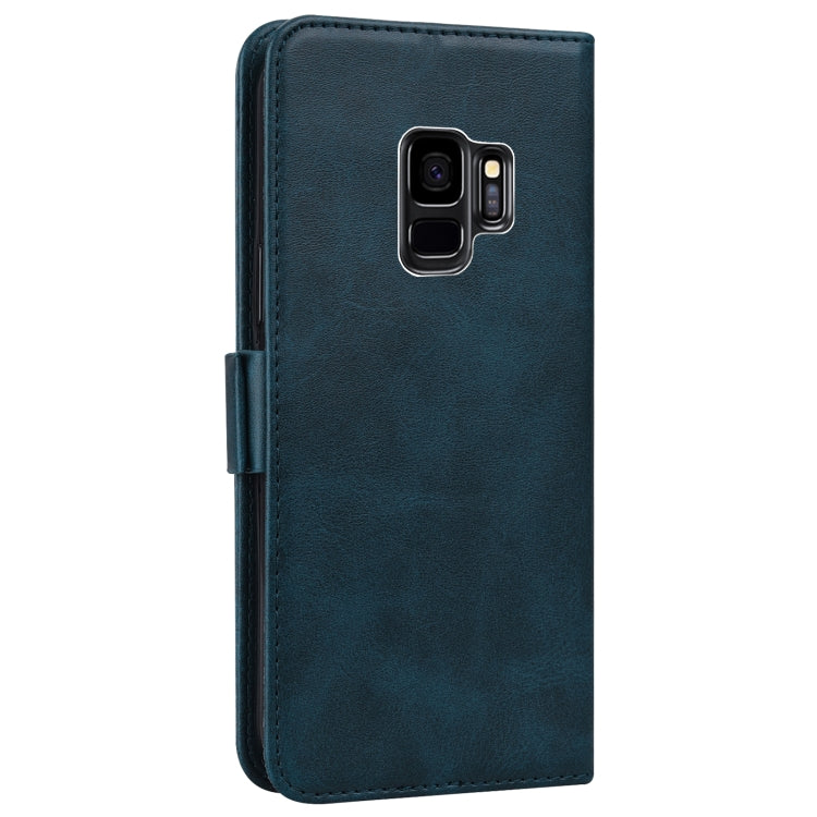 For Samsung Galaxy S9+ Embossed Cat Butterflies Pattern Horizontal Flip Leather Case with Card Slot & Holder & Wallet
