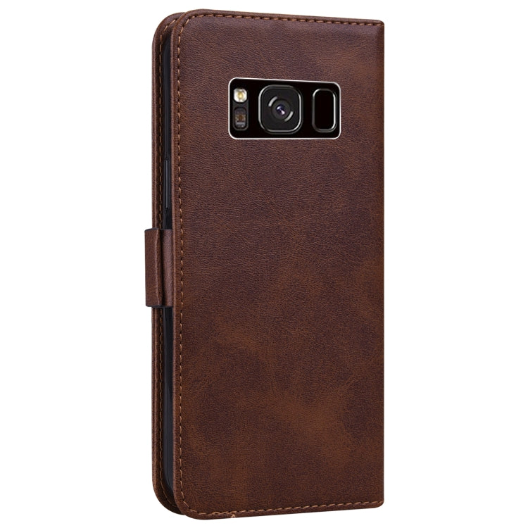 For Samsung Galaxy S8 Embossed Cat Butterflies Pattern Horizontal Flip Leather Case with Card Slot & Holder & Wallet