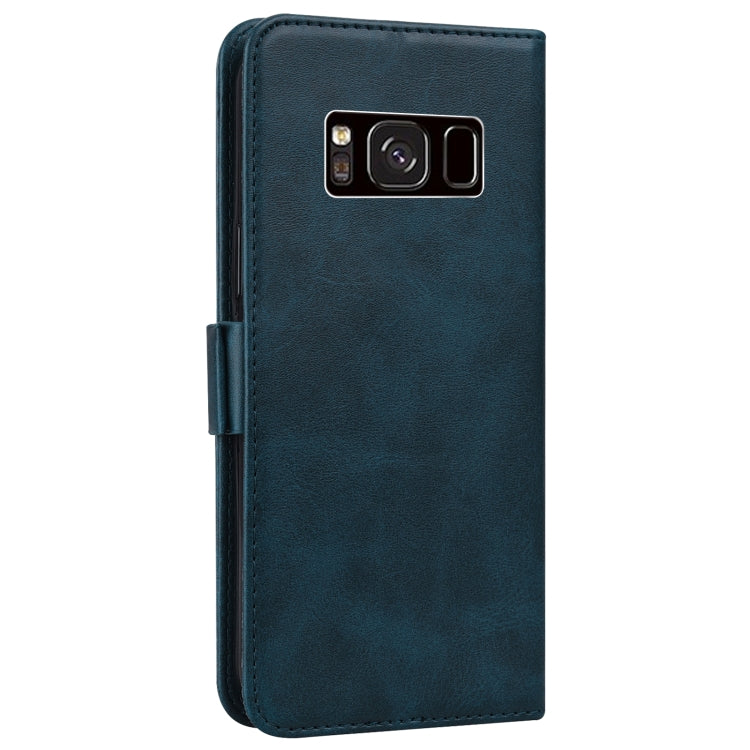 For Samsung Galaxy S8 Embossed Cat Butterflies Pattern Horizontal Flip Leather Case with Card Slot & Holder & Wallet