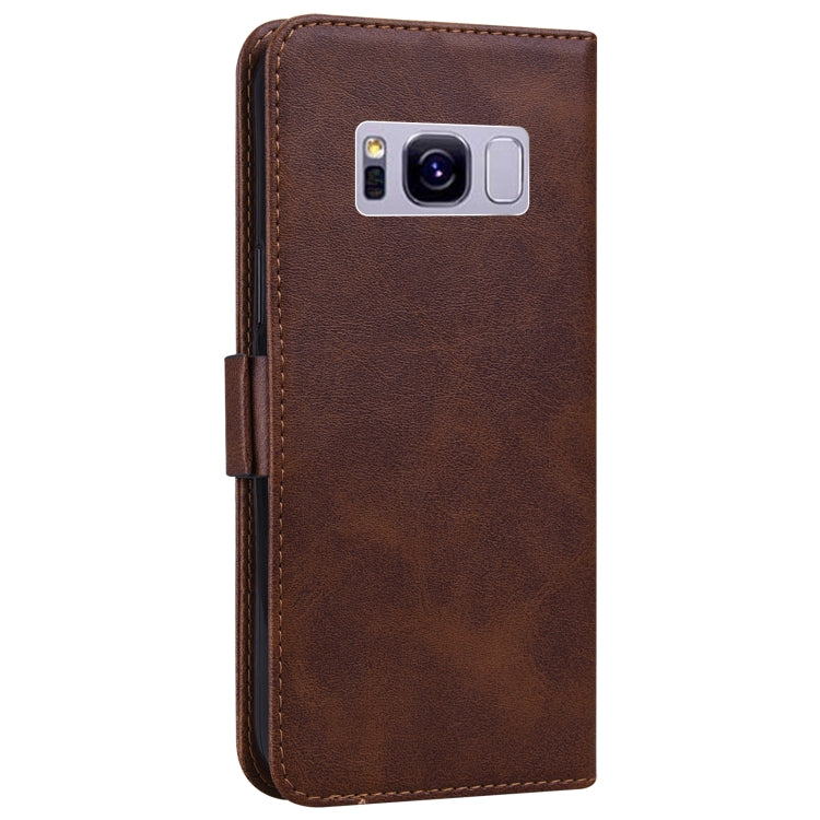 For Samsung Galaxy S8+ Embossed Cat Butterflies Pattern Horizontal Flip Leather Case with Card Slot & Holder & Wallet