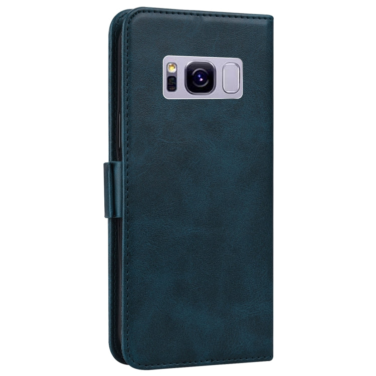 For Samsung Galaxy S8+ Embossed Cat Butterflies Pattern Horizontal Flip Leather Case with Card Slot & Holder & Wallet