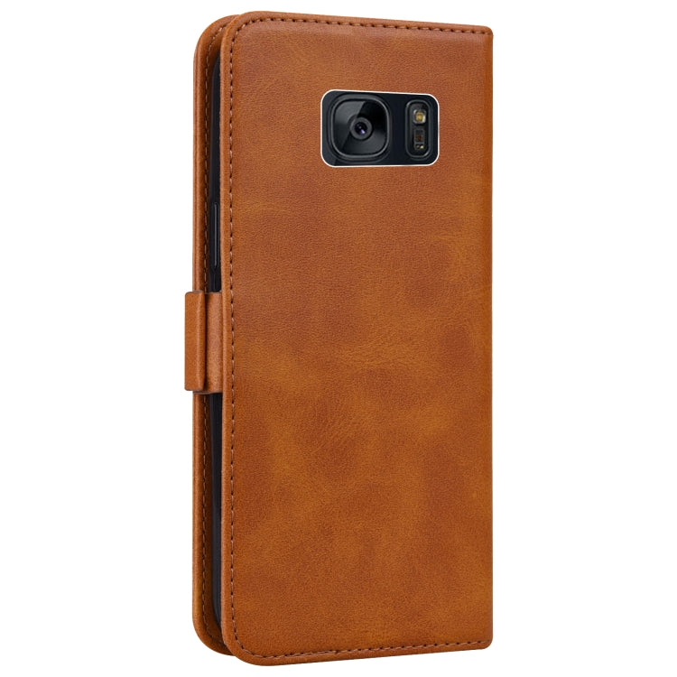 For Samsung Galaxy S7 Embossed Cat Butterflies Pattern Horizontal Flip Leather Case with Card Slot & Holder & Wallet