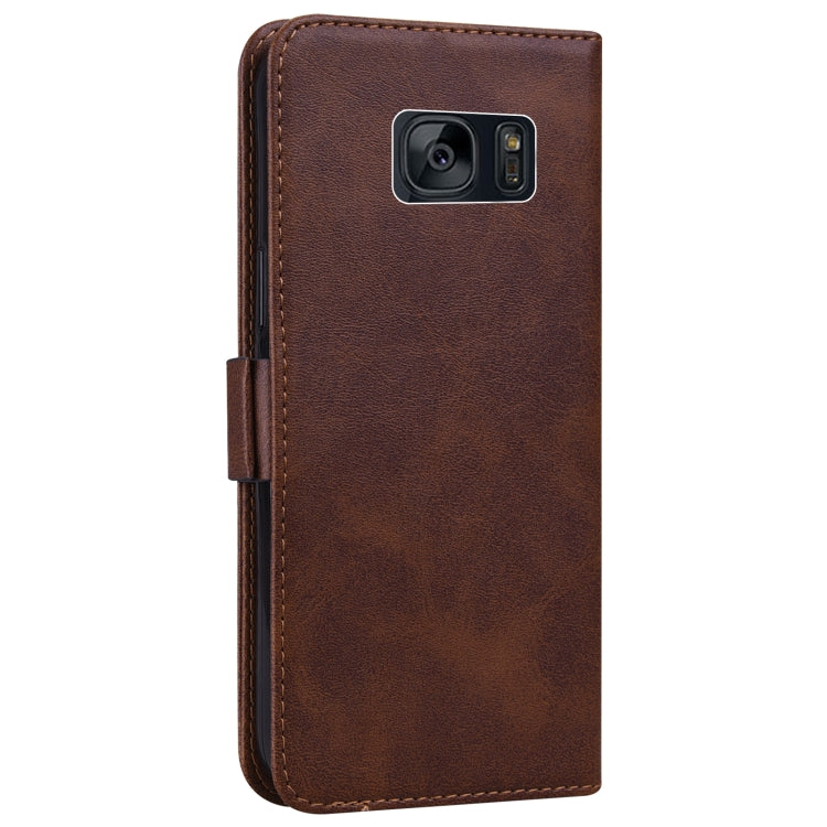 For Samsung Galaxy S7 Embossed Cat Butterflies Pattern Horizontal Flip Leather Case with Card Slot & Holder & Wallet