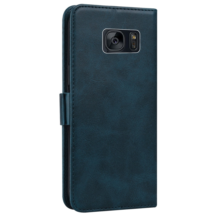 For Samsung Galaxy S7 Embossed Cat Butterflies Pattern Horizontal Flip Leather Case with Card Slot & Holder & Wallet