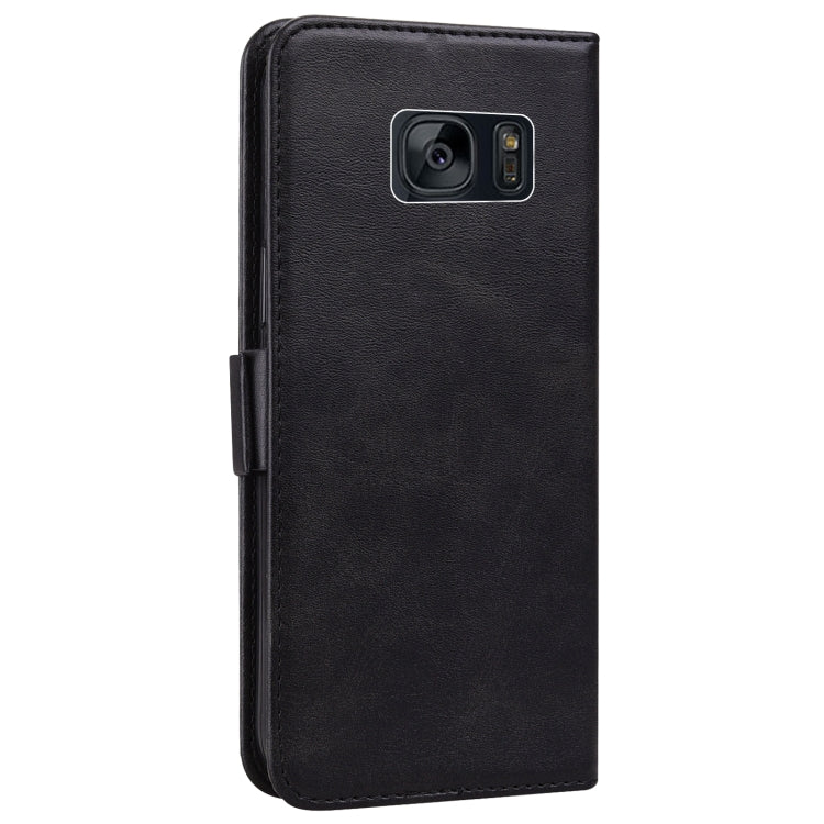 For Samsung Galaxy S7 Embossed Cat Butterflies Pattern Horizontal Flip Leather Case with Card Slot & Holder & Wallet