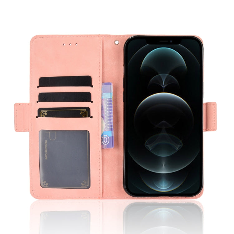 For iPhone 13 mini Skin Feel Calf Pattern Horizontal Flip Leather Case with Holder & Card Slots & Photo Frame