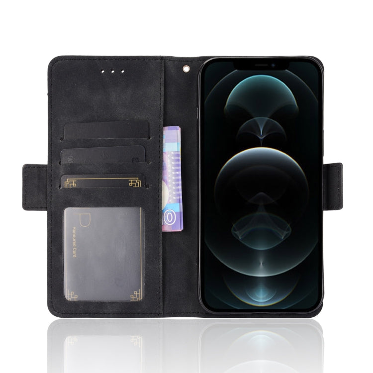 For iPhone 13 mini Skin Feel Calf Pattern Horizontal Flip Leather Case with Holder & Card Slots & Photo Frame