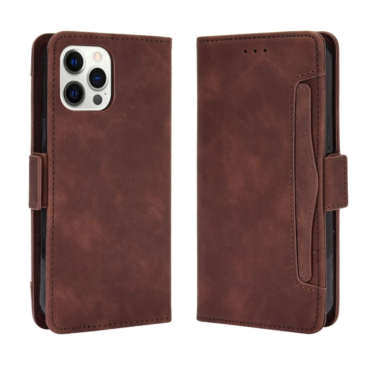 For iPhone 13 Pro Skin Feel Calf Pattern Horizontal Flip Leather Case with Holder & Card Slots & Photo Frame