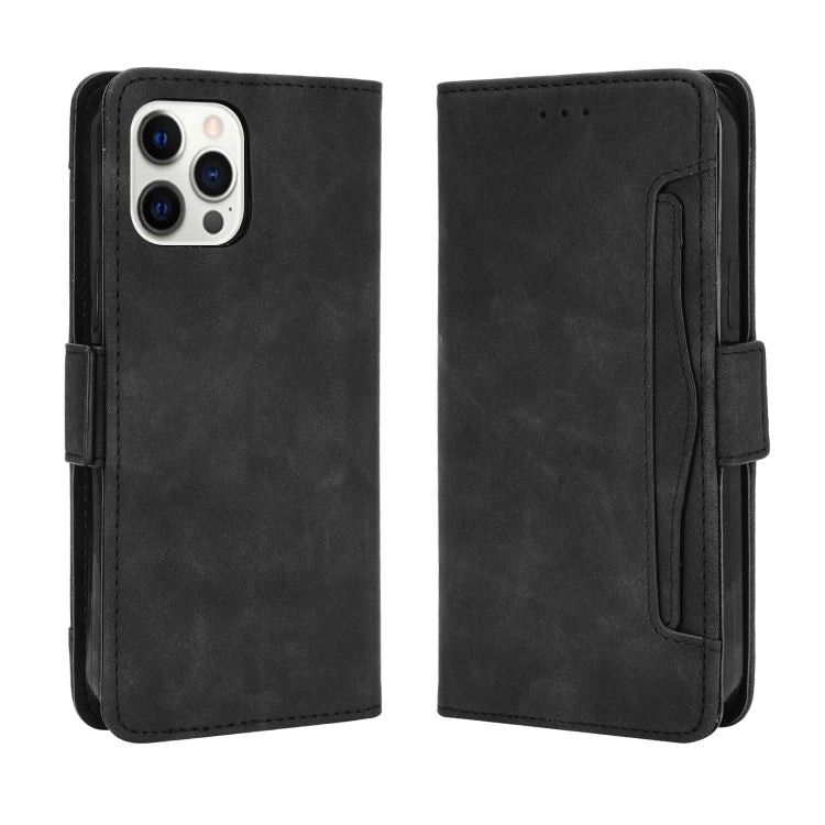 For iPhone 13 Pro Max Skin Feel Calf Pattern Horizontal Flip Leather Case with Holder & Card Slots & Photo Frame