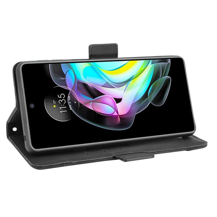 For Motorola Edge 20 Skin Feel Calf Pattern Horizontal Flip Leather Case with Holder & Card Slots & Photo Frame