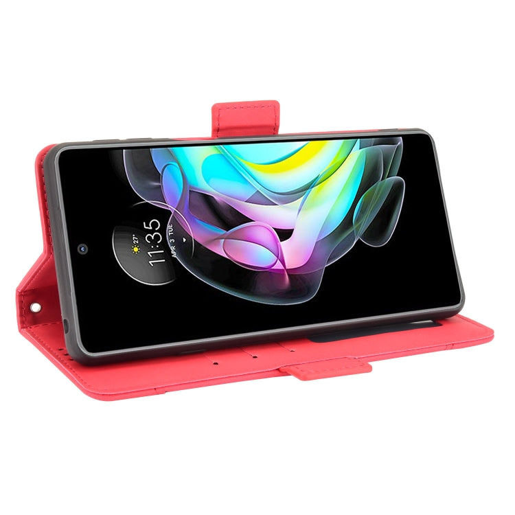 For Motorola Edge 20 Skin Feel Calf Pattern Horizontal Flip Leather Case with Holder & Card Slots & Photo Frame