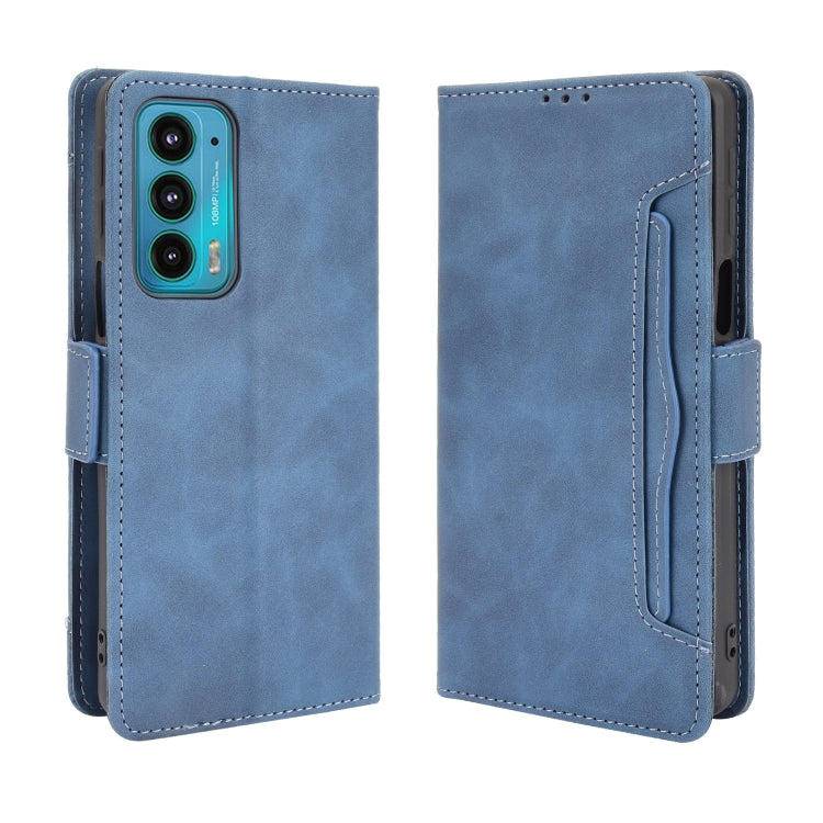 For Motorola Edge 20 Skin Feel Calf Pattern Horizontal Flip Leather Case with Holder & Card Slots & Photo Frame