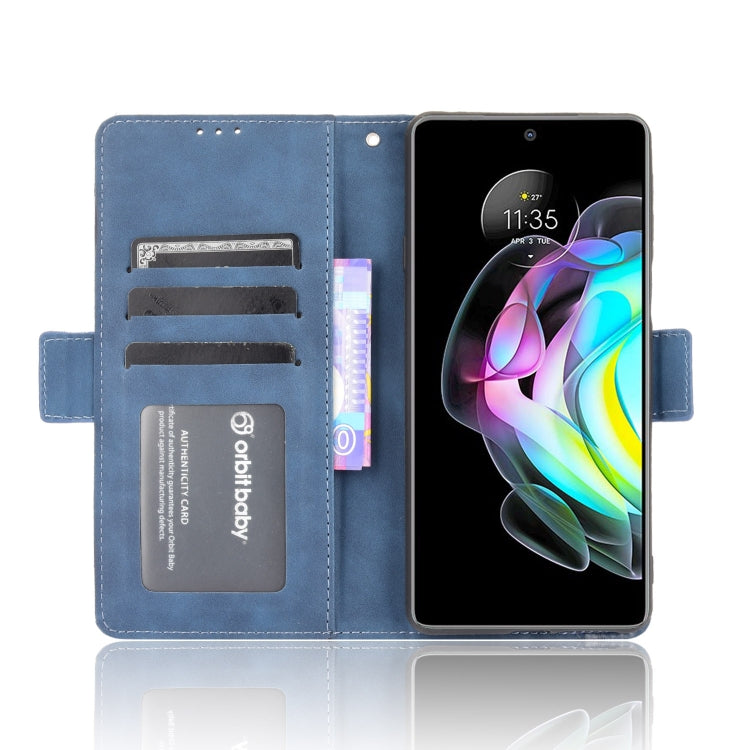 For Motorola Edge 20 Skin Feel Calf Pattern Horizontal Flip Leather Case with Holder & Card Slots & Photo Frame