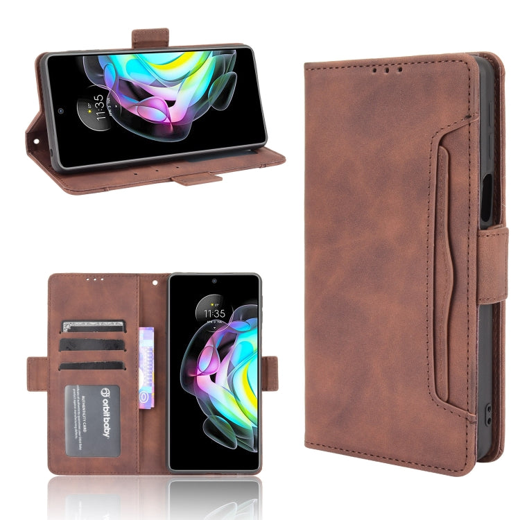 For Motorola Edge 20 Skin Feel Calf Pattern Horizontal Flip Leather Case with Holder & Card Slots & Photo Frame