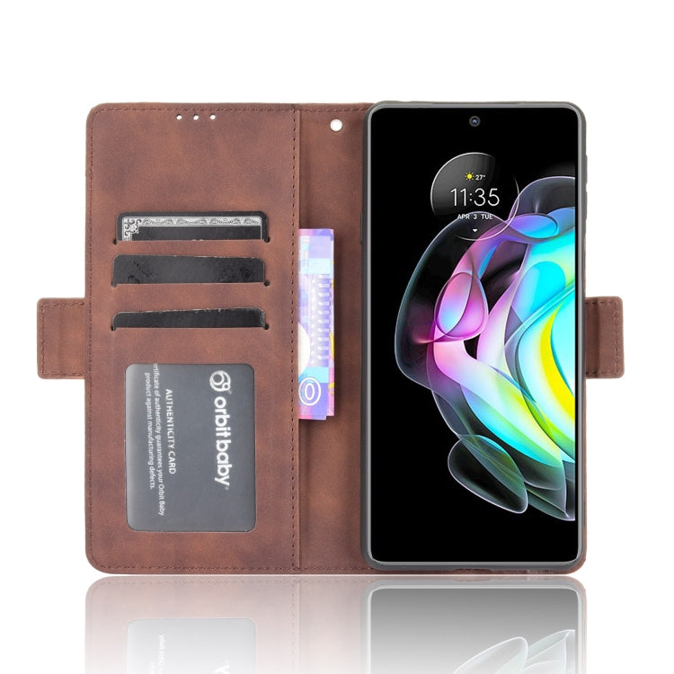 For Motorola Edge 20 Skin Feel Calf Pattern Horizontal Flip Leather Case with Holder & Card Slots & Photo Frame