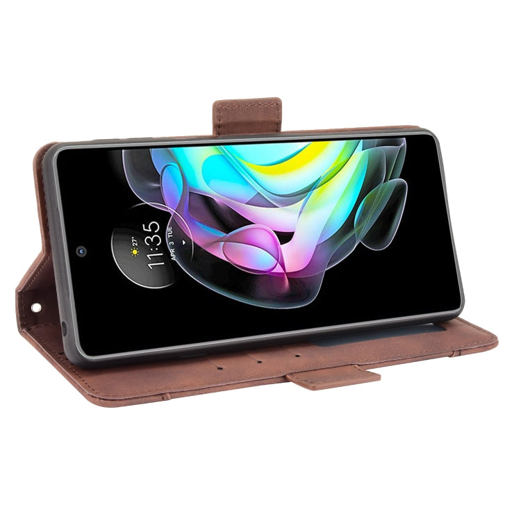 For Motorola Edge 20 Skin Feel Calf Pattern Horizontal Flip Leather Case with Holder & Card Slots & Photo Frame