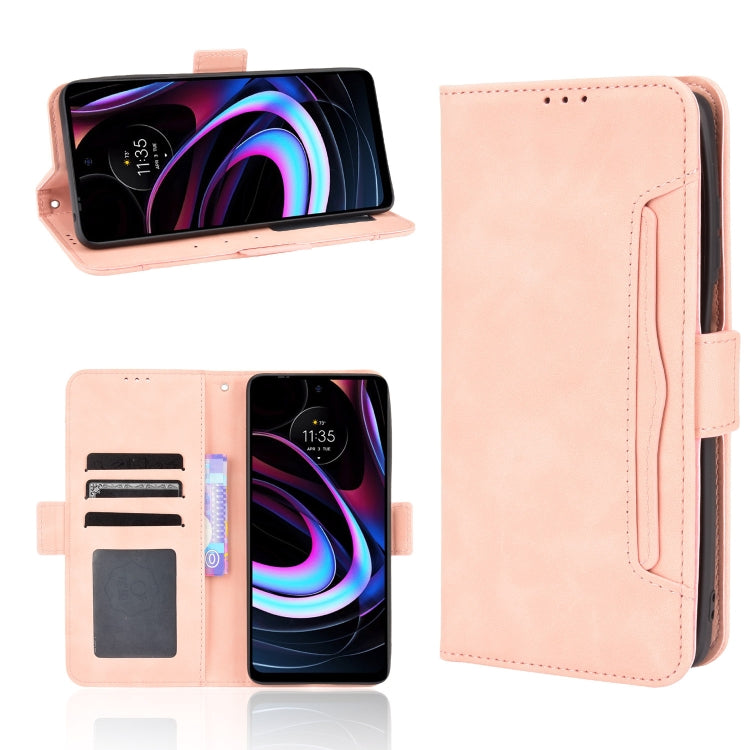 For Motorola Edge 2021 Skin Feel Calf Pattern Horizontal Flip Leather Case with Holder & Card Slots & Photo Frame