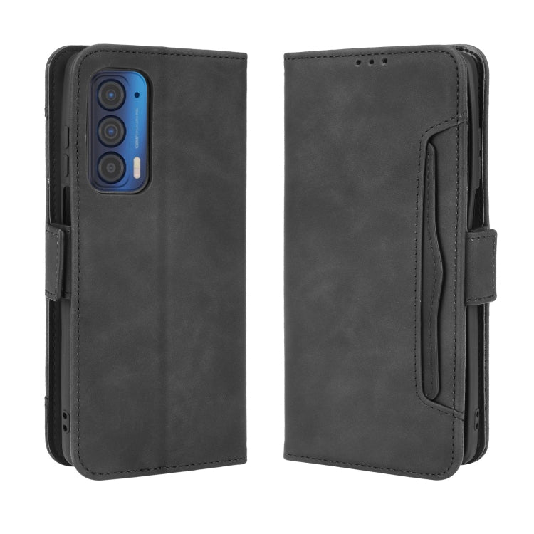 For Motorola Edge 2021 Skin Feel Calf Pattern Horizontal Flip Leather Case with Holder & Card Slots & Photo Frame