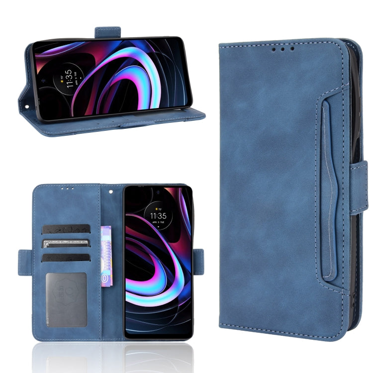 For Motorola Edge 2021 Skin Feel Calf Pattern Horizontal Flip Leather Case with Holder & Card Slots & Photo Frame