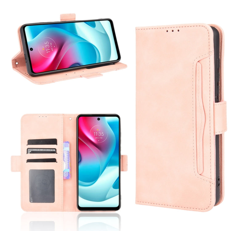 For Motorola Moto G60S Skin Feel Calf Pattern Horizontal Flip Leather Case with Holder & Card Slots & Photo Frame
