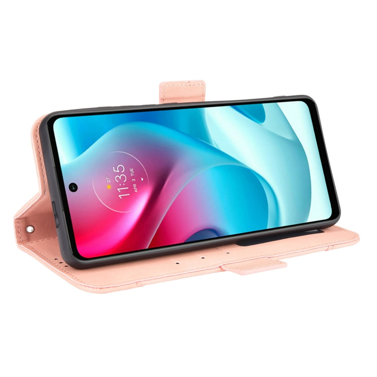 For Motorola Moto G60S Skin Feel Calf Pattern Horizontal Flip Leather Case with Holder & Card Slots & Photo Frame