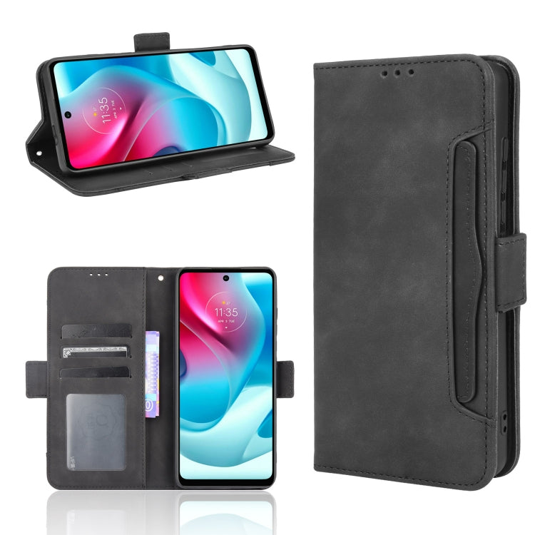For Motorola Moto G60S Skin Feel Calf Pattern Horizontal Flip Leather Case with Holder & Card Slots & Photo Frame