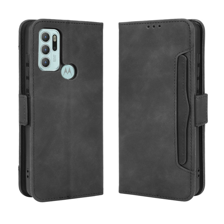 For Motorola Moto G60S Skin Feel Calf Pattern Horizontal Flip Leather Case with Holder & Card Slots & Photo Frame