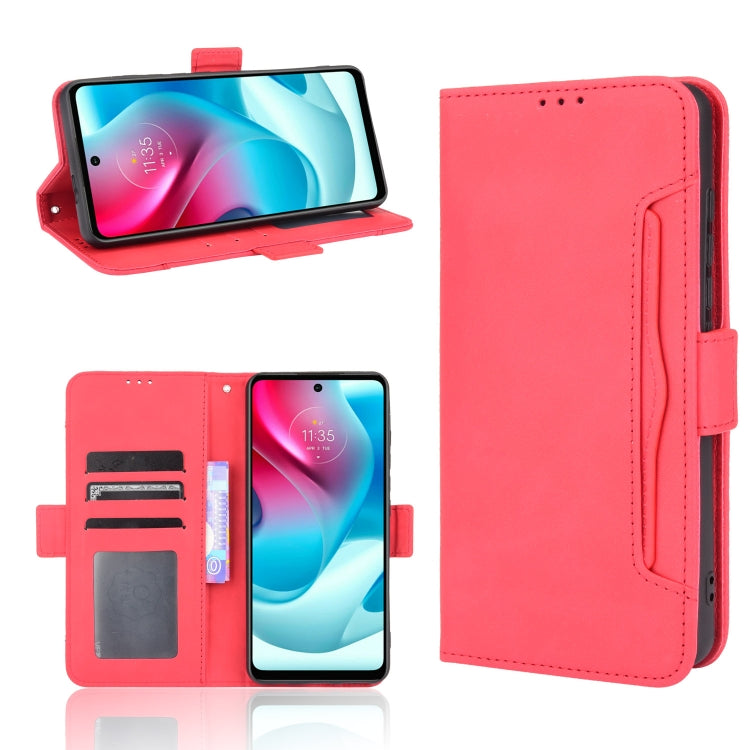 For Motorola Moto G60S Skin Feel Calf Pattern Horizontal Flip Leather Case with Holder & Card Slots & Photo Frame
