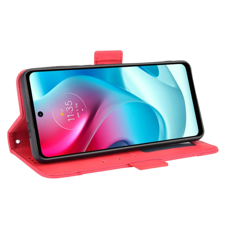 For Motorola Moto G60S Skin Feel Calf Pattern Horizontal Flip Leather Case with Holder & Card Slots & Photo Frame
