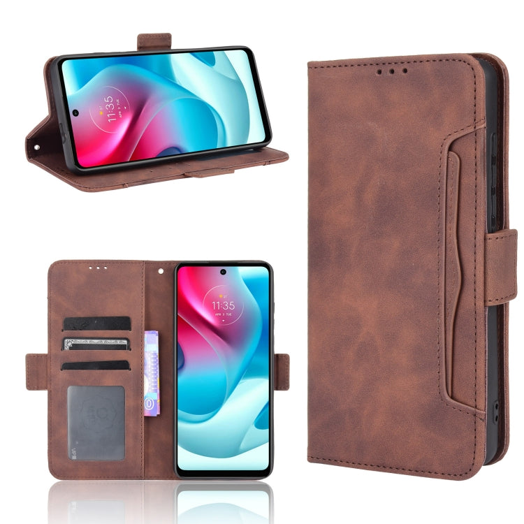 For Motorola Moto G60S Skin Feel Calf Pattern Horizontal Flip Leather Case with Holder & Card Slots & Photo Frame