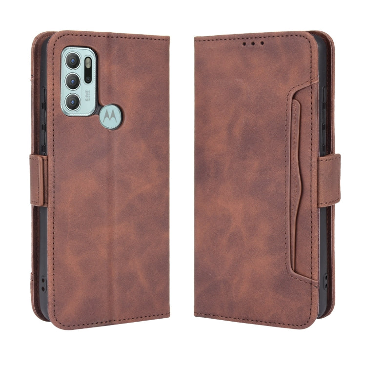 For Motorola Moto G60S Skin Feel Calf Pattern Horizontal Flip Leather Case with Holder & Card Slots & Photo Frame