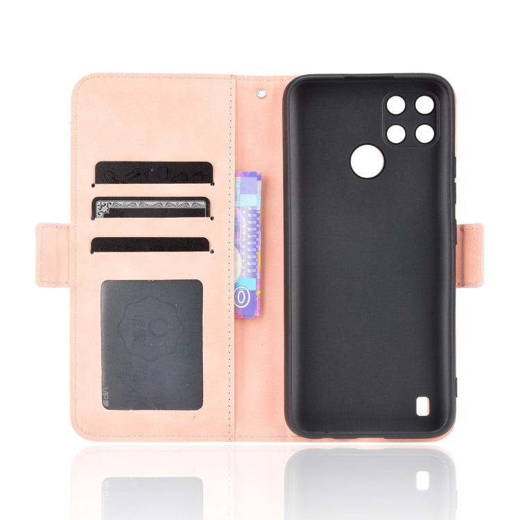 For OPPO Realme C21Y Skin Feel Calf Pattern Horizontal Flip Leather Case with Holder & Card Slots & Photo Frame