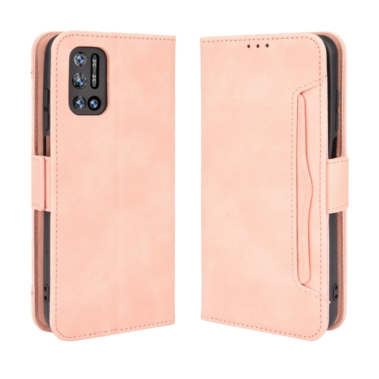 For Doogee N40 Pro Skin Feel Calf Pattern Horizontal Flip Leather Case with Holder & Card Slots & Photo Frame