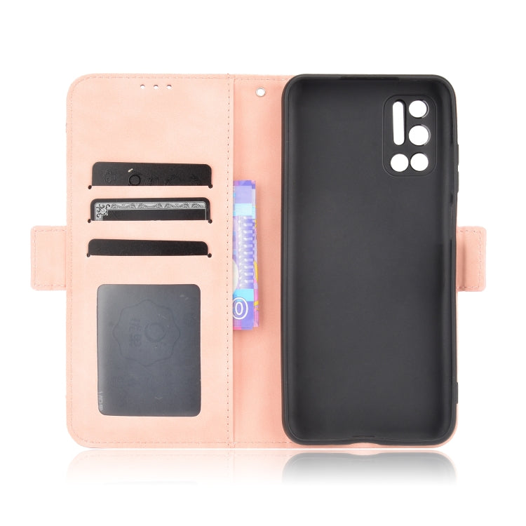 For Doogee N40 Pro Skin Feel Calf Pattern Horizontal Flip Leather Case with Holder & Card Slots & Photo Frame