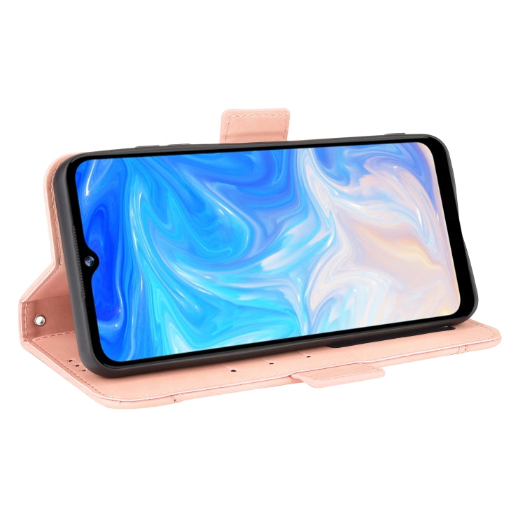 For Doogee N40 Pro Skin Feel Calf Pattern Horizontal Flip Leather Case with Holder & Card Slots & Photo Frame