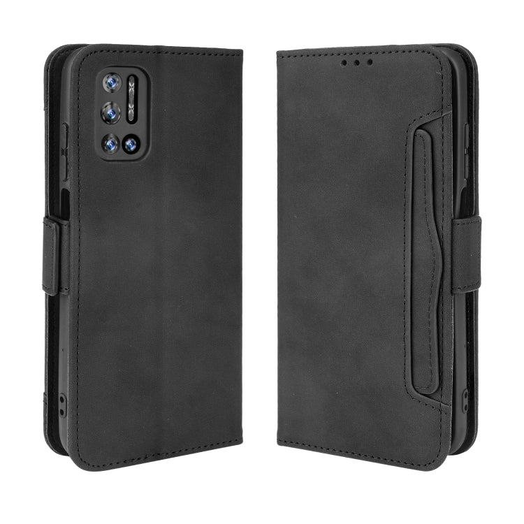 For Doogee N40 Pro Skin Feel Calf Pattern Horizontal Flip Leather Case with Holder & Card Slots & Photo Frame