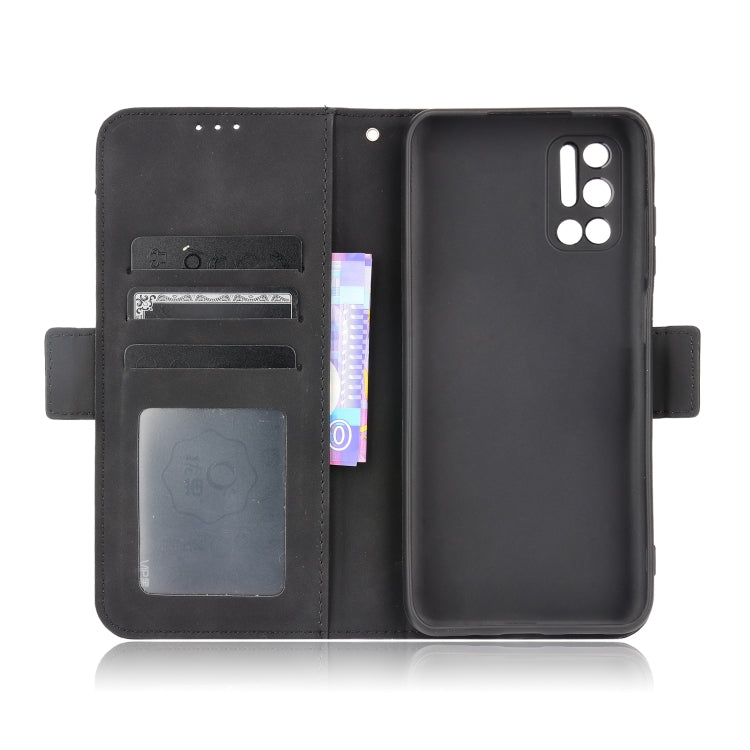 For Doogee N40 Pro Skin Feel Calf Pattern Horizontal Flip Leather Case with Holder & Card Slots & Photo Frame
