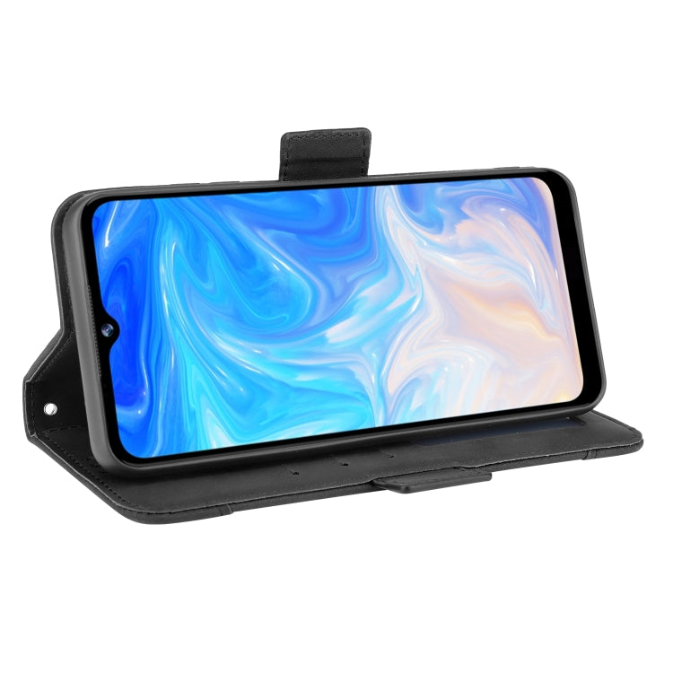 For Doogee N40 Pro Skin Feel Calf Pattern Horizontal Flip Leather Case with Holder & Card Slots & Photo Frame
