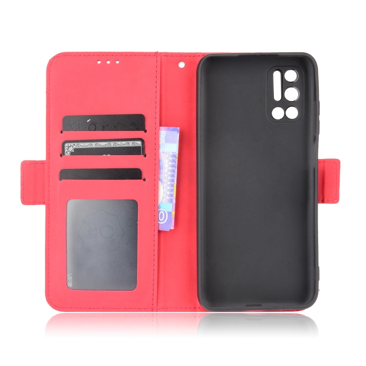 For Doogee N40 Pro Skin Feel Calf Pattern Horizontal Flip Leather Case with Holder & Card Slots & Photo Frame