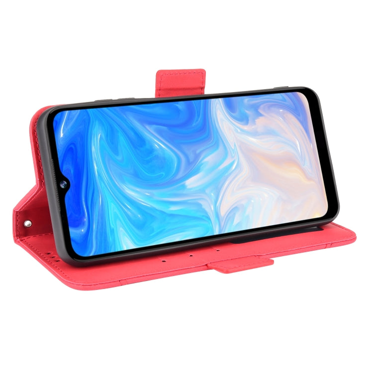 For Doogee N40 Pro Skin Feel Calf Pattern Horizontal Flip Leather Case with Holder & Card Slots & Photo Frame
