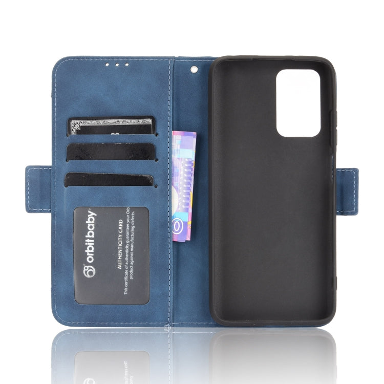 For Xiaomi Redmi 10 Skin Feel Calf Pattern Horizontal Flip Leather Case with Holder & Card Slots & Photo Frame