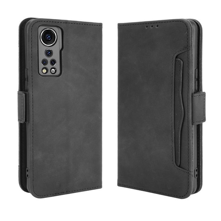 For ZTE Axon 30 5G Skin Feel Calf Pattern Horizontal Flip Leather Case with Holder & Card Slots & Photo Frame