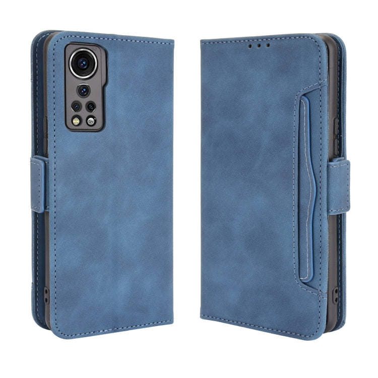 For ZTE Axon 30 5G Skin Feel Calf Pattern Horizontal Flip Leather Case with Holder & Card Slots & Photo Frame