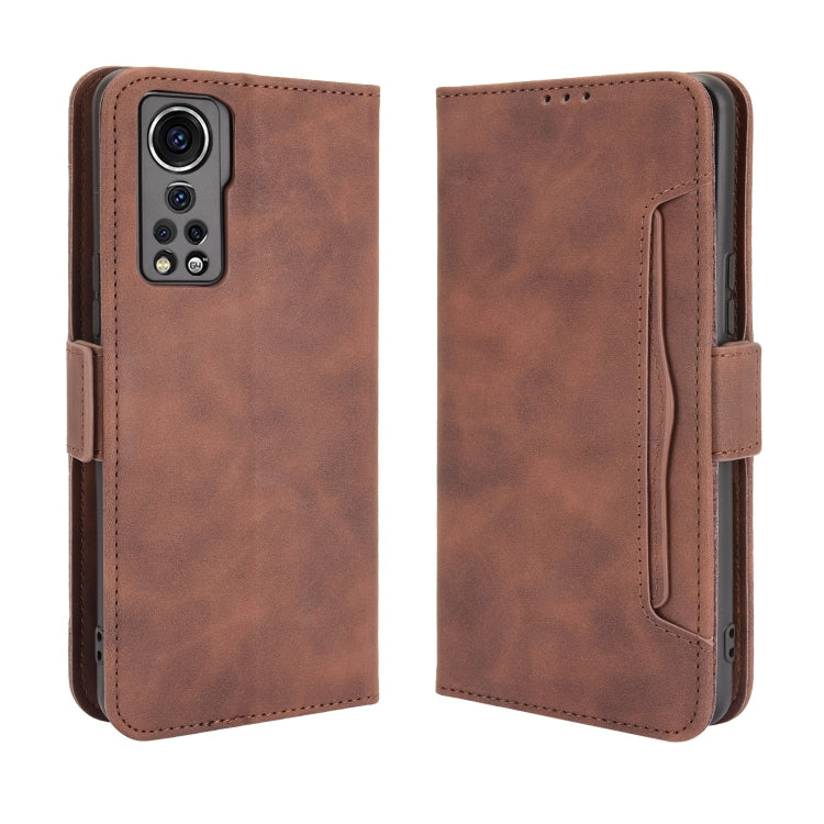 For ZTE Axon 30 5G Skin Feel Calf Pattern Horizontal Flip Leather Case with Holder & Card Slots & Photo Frame