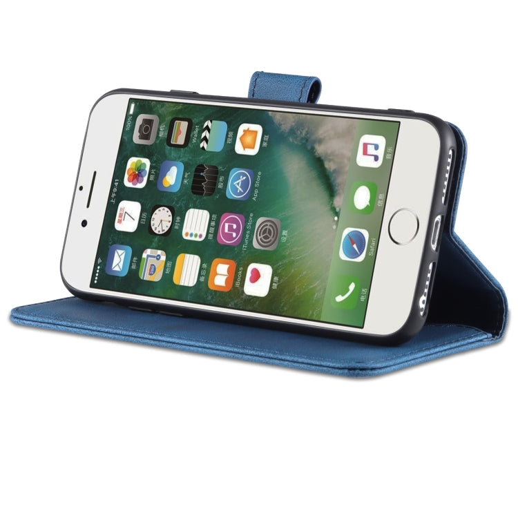 For iPhone SE 2022 / SE 2020 / 8 / 7 AZNS Dream II Skin Feel PU+TPU Horizontal Flip Leather Case with Holder & Card Slots & Wallet
