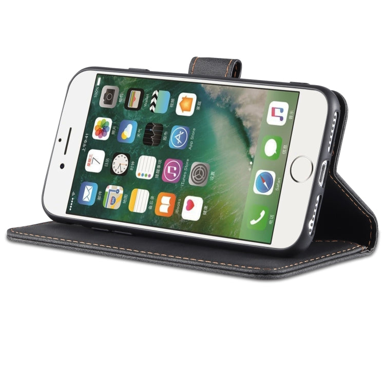 For iPhone SE 2022 / SE 2020 / 8 / 7 AZNS Dream II Skin Feel PU+TPU Horizontal Flip Leather Case with Holder & Card Slots & Wallet