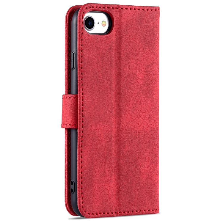 For iPhone SE 2022 / SE 2020 / 8 / 7 AZNS Dream II Skin Feel PU+TPU Horizontal Flip Leather Case with Holder & Card Slots & Wallet
