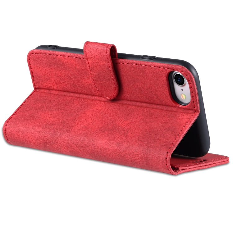 For iPhone SE 2022 / SE 2020 / 8 / 7 AZNS Dream II Skin Feel PU+TPU Horizontal Flip Leather Case with Holder & Card Slots & Wallet